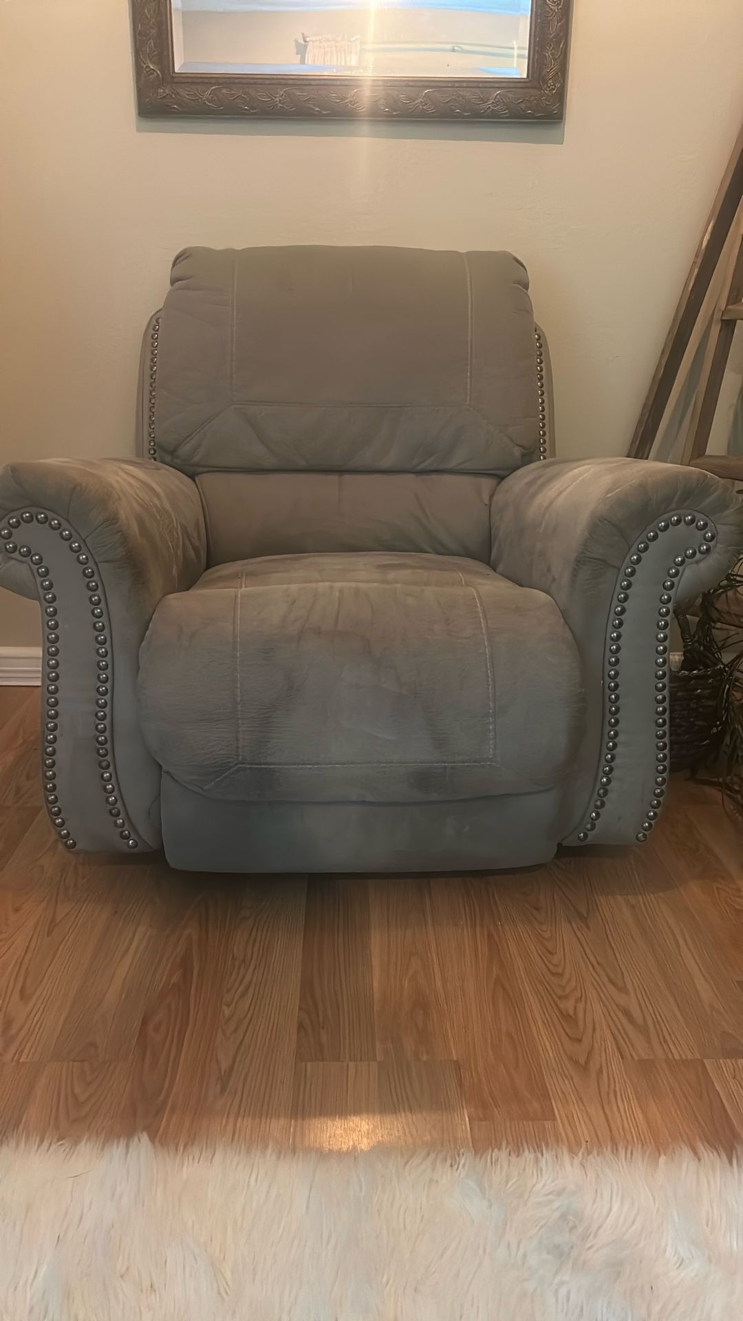 Grey Rocking Chair