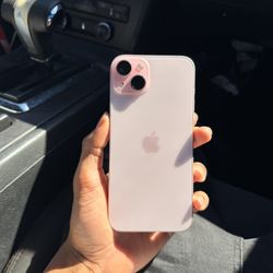 Pink iPhone 15 Plus 