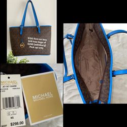 New Michael kors tote with tags $195 firm edinburg pick up