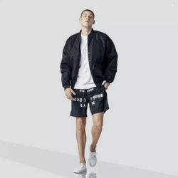 Stampd Varsity Jacket Nike Windrunner Bomber Windbreaker size Large