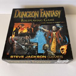 New Open Box Dungeon Fantasy RPG Boxed Set Steve Jackson Complete 