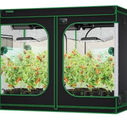 Complete Indoor Grow Setup – Tent + 2 Grow Lights (600W each)