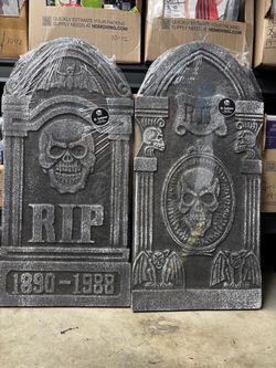 New, Foam Tomb Stones. I have more available $8 each one