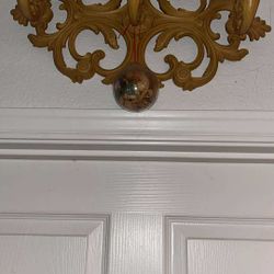 WOOD WALL CANDLE HOLDER