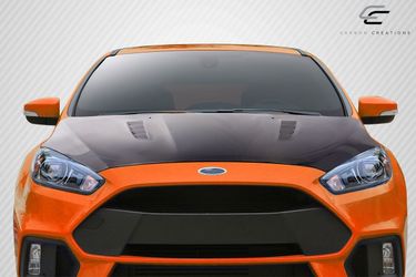 Blemished 2016-2018 Ford Focus Carbon Creations RS Look Hood - 1 Piece