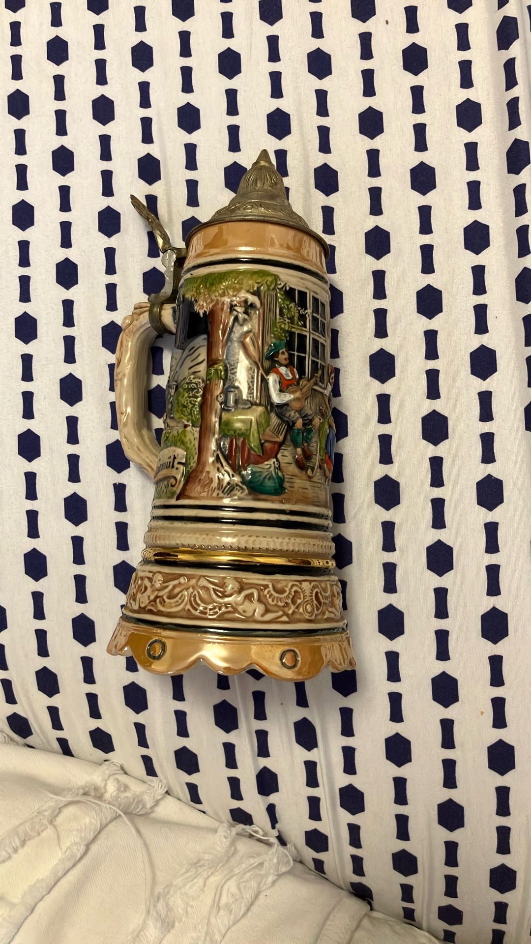 Antique Music Box Cup