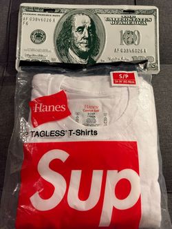 Supreme x Hanes Tagless T-Shirt Size Small