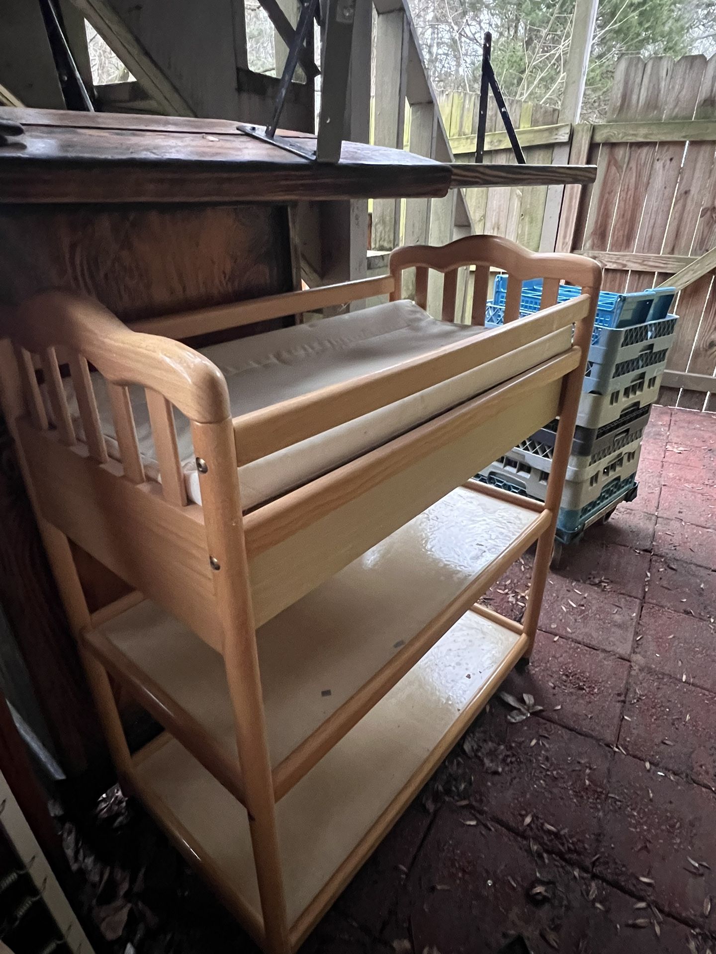 Changing Table And Crib