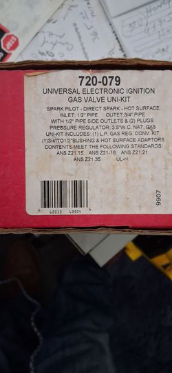 Gas Valve Uni-Kit