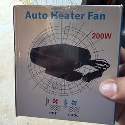 Auto heater fan