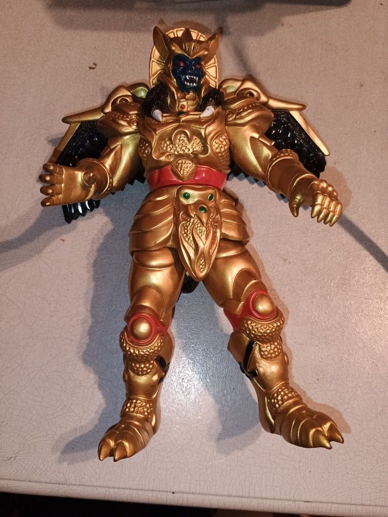 Vintage 1993 Bandai Mighty Morphin Power Rangers MMPR GOLDAR Figure 8”