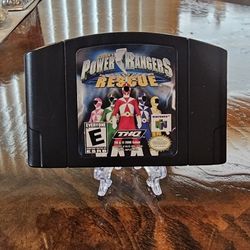 Nintendo 64 Saban's Power Rangers Lightspeed Rescue Video Game / Collectible / Megazord / Nintendo / Sega / Playstation / Xbox / Switch / Gameboy 