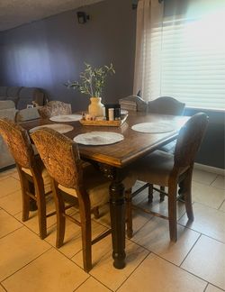 Counter height dining table set