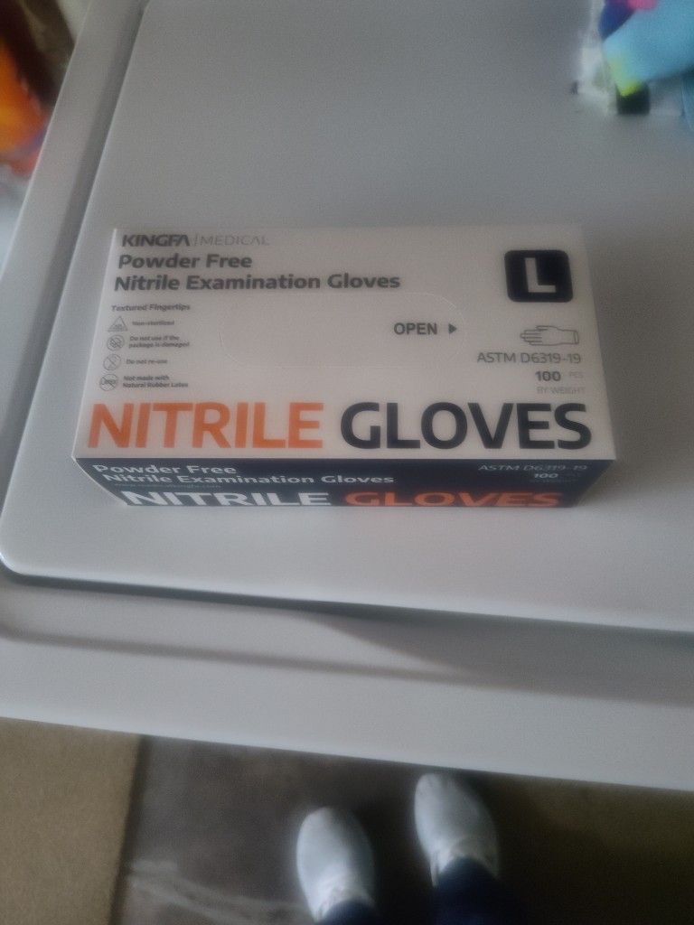 Free Kingfa Nitrile Gloves 