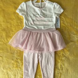 NEW Carter’s 2 pc Outfit (Baby Girl)