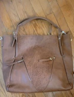 Purse leather tote bag