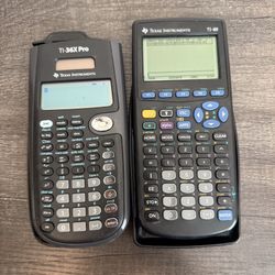 Texas Instruments TI-89 Graphing Calculator + TI-36X Pro Lot Tested Working