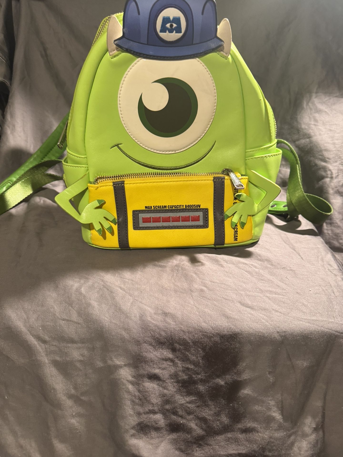 Loungefly Disney Monsters, Inc. Mike Wazowski AND Sulley mini backpacks