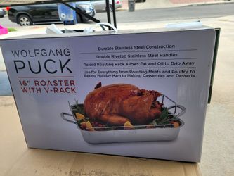 WOLFGANG PUCK 16" Roaster W / Rack