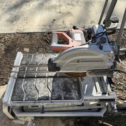 Large Tile Wet Saw 
