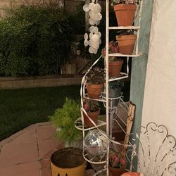 Curly Vintage Plant Stand