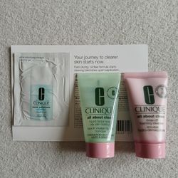 3 NEW Clinique All About Clean Cleanser 