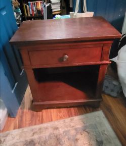Wooden end table or nightstand