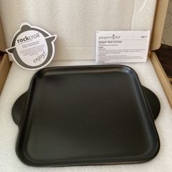 Pampered Chef Rockcrok Small Grill Stone