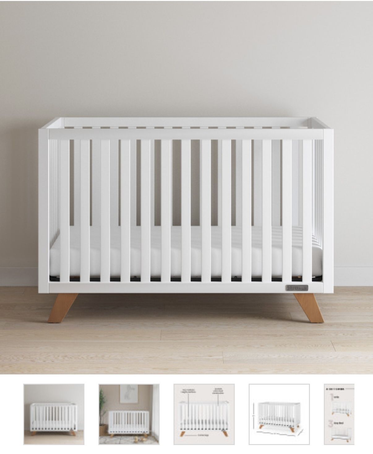 Child Craft SOHO 4-in-1 Convertible Crib