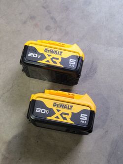 Dewalt 5.0 Batteries 