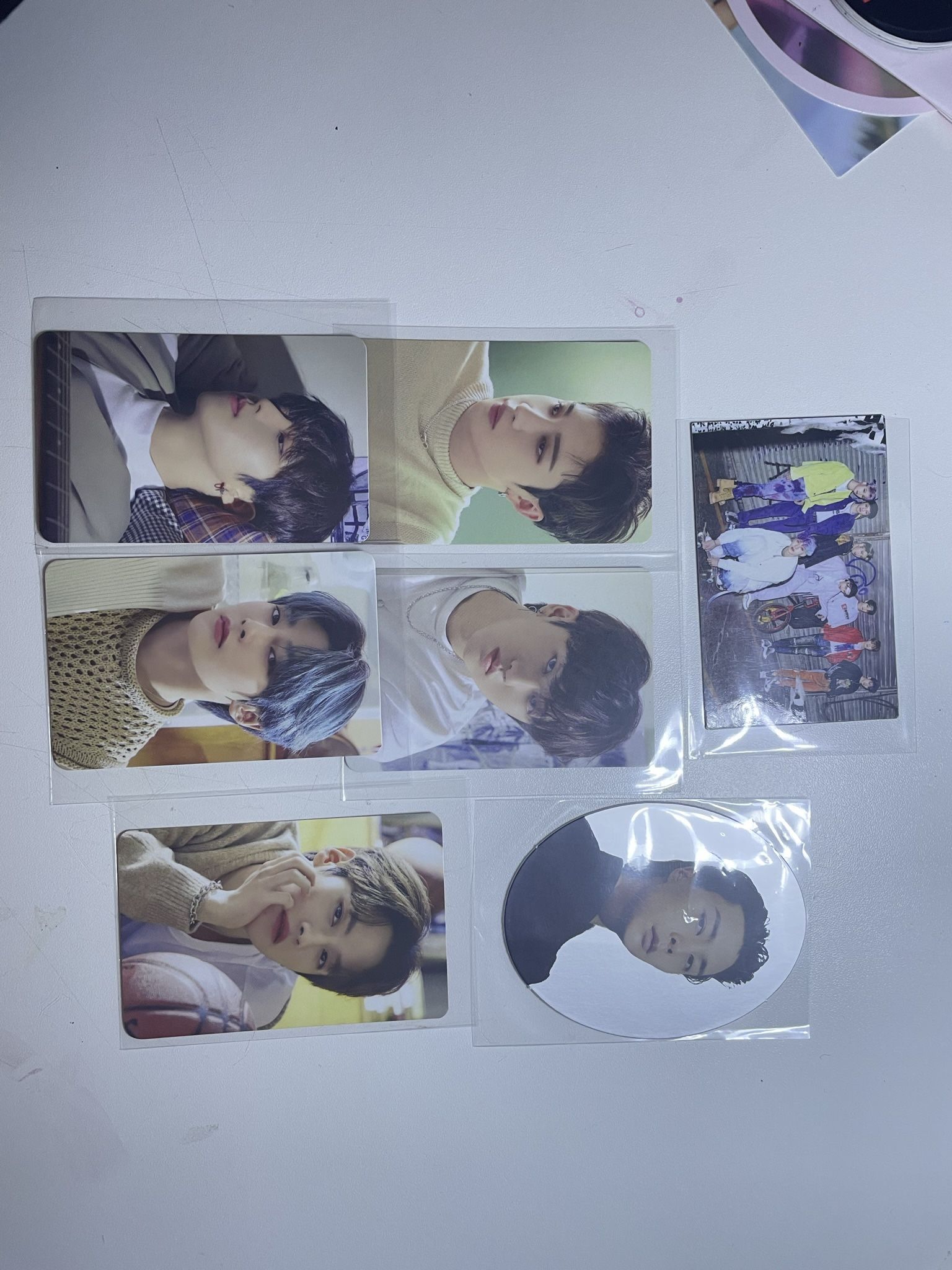 various kpop photocards