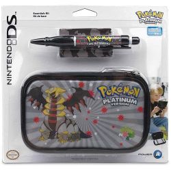 Nintendo DS Pokémon Platinum Essentials Kit Carrying Case & Stylus Giratina-RARE