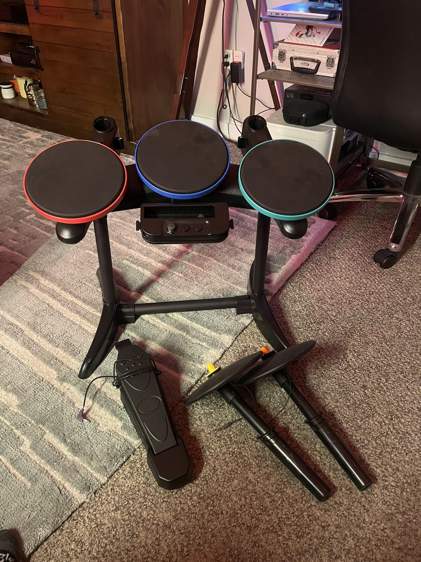 Guitar Hero Wii Drumset