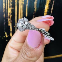 14k LAB Diamond Engagement Ring 