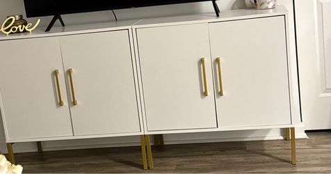 TV stand white  70”