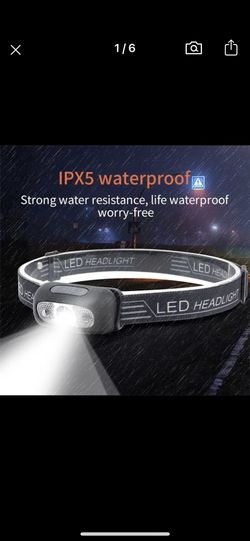 Headlamp Built in Battery USB Rechargeable Outdoor Portable Night Light Waterproof Led Camping Headlamp