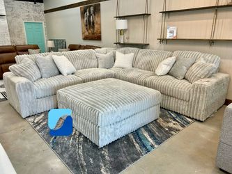 Brand New Oversized Fluffy Sectional