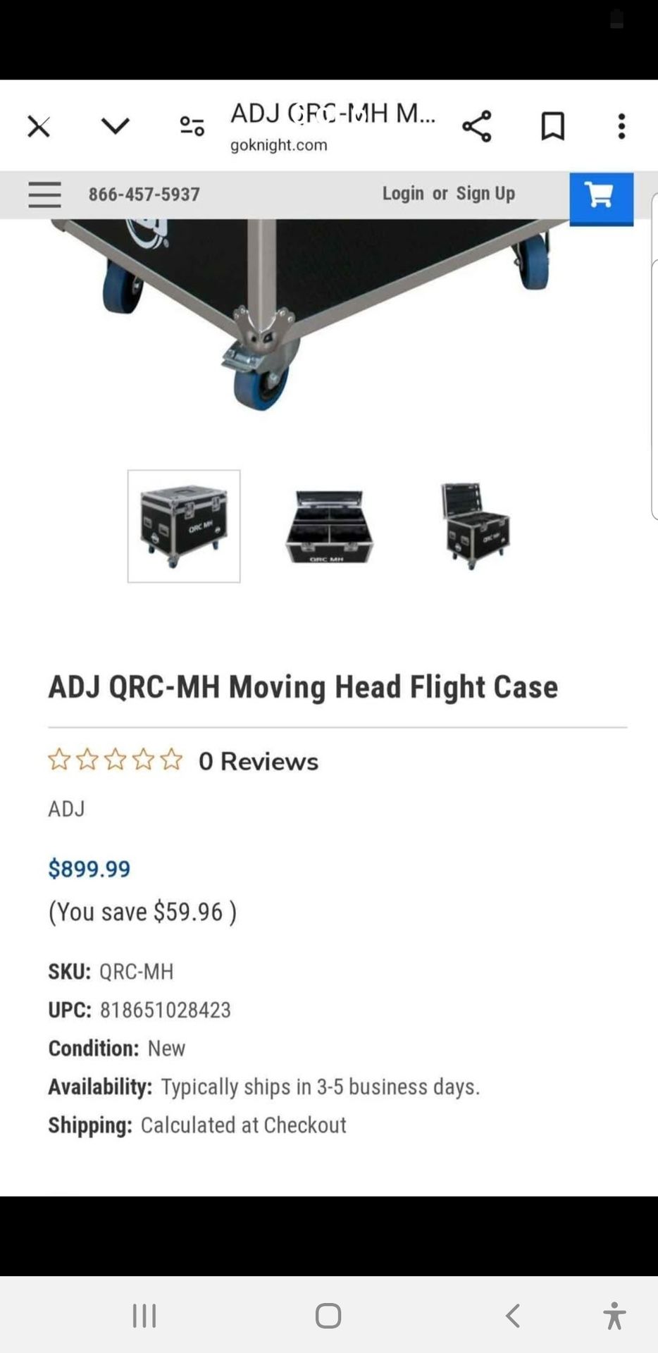 ADJ QRC-MH Flight Case