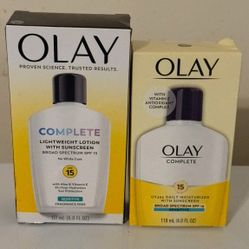 Olay Complete Facial Care With SPF (both)