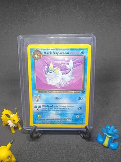 Pokemon 1999 dark vaporeon team rocket lp