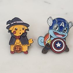 Pokemon Halloween Enamel Pins 