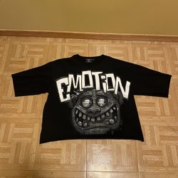 Mixed Emotion Black And White Shirt