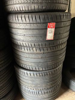 4 Used 325-35-22 Michelin Pilot Sport Tires $500 Installed and Balanced Located at 1305 Preston Ave Pasadena Tx 77503