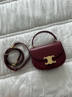Italy factory CELINE leather bag