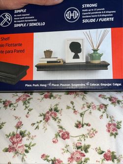 High & Mighty 18" Floating Wall Shelf - Espresso Color - 1 Piece NEW