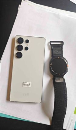 258gb unlocked samsung galaxy s25 ultra and Samsung ultra watch ⌚️