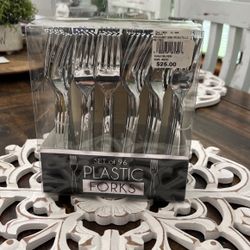 Plastic Forks Wedding Bday Celebrations 96 PRICE DROP! 