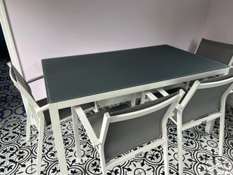 Table with four chairs