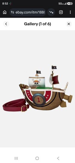 One Piece Going Merry Ship Crossbody Bag