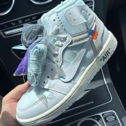 Jordan Retro 1 High Virgil Alaska Abloh Archive Alaska 